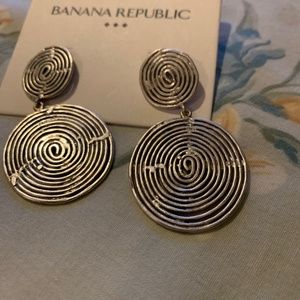 Banana Republic Silver Earrings